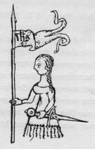 Burgundian caricature of Joan