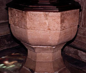 picture of the baptismal font