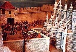 model of de Baudricourt's castle