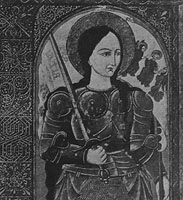 a late 15th century miniature of Joan